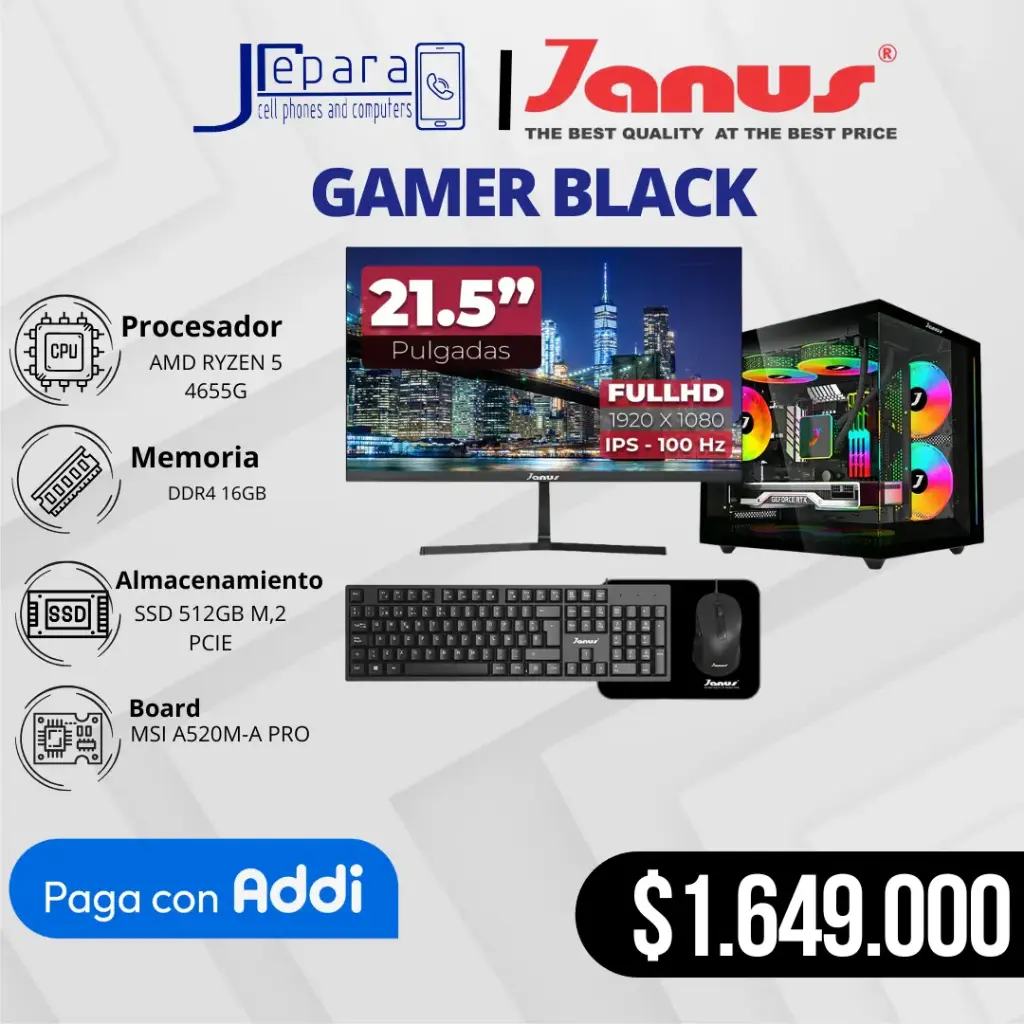 Gamer Black Janus 